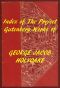 [Gutenberg 59615] • Index of the Project Gutenberg Works of George Jacob Holyoake